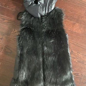 DKNY Faux Fur Vest!